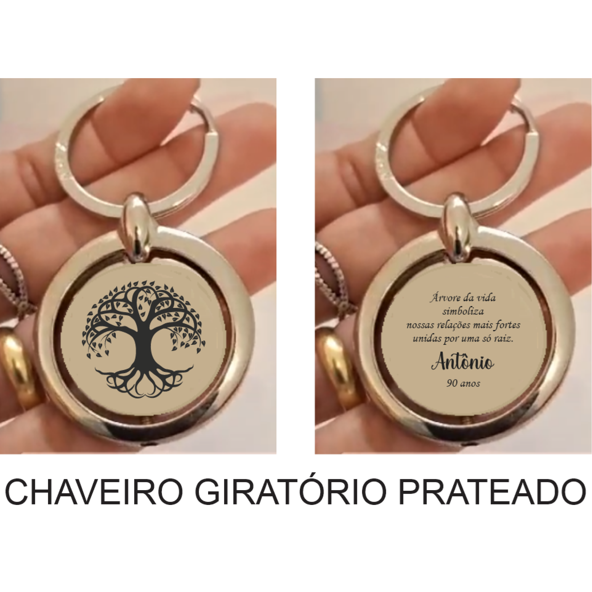 CHAVEIRO GIRATÓRIO ÁRVORE DA VIDA